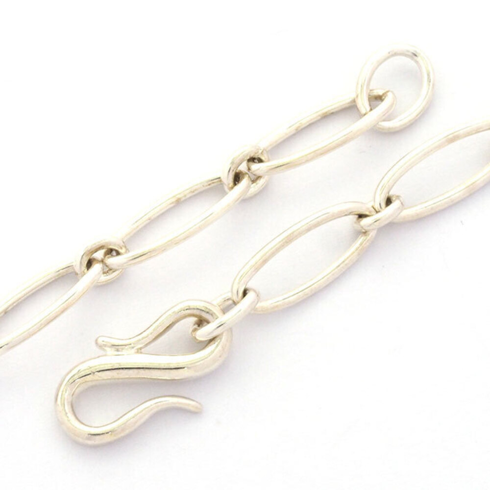 Tiffany Open Cross Infinity Oval Link Silver Neck… - image 5